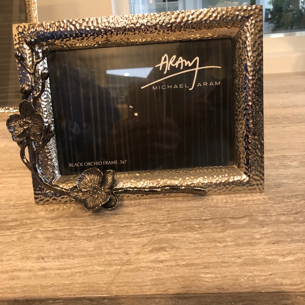 michael aram white orchid picture frame